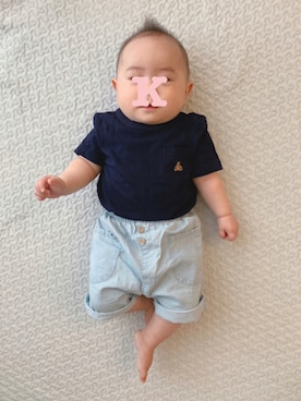 mameさん（キッズ・70cm）の夏コーディネート