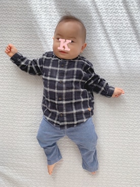 「10ヶ月」｜mameさん（キッズ・70cm）の秋コーディネート