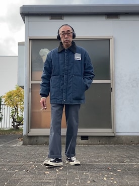 「アイテム（CD）」を使った、サブーさん（メンズ・165cm）の冬コーディネート