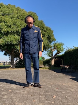 「アイテム（CD）」を使った、サブーさん（メンズ・165cm）の秋コーディネート