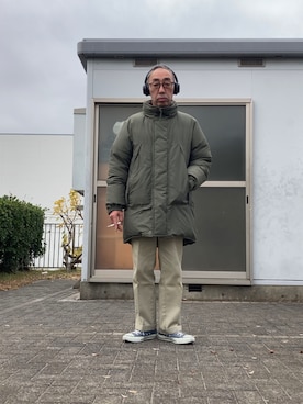 「アイテム（音楽/本・雑誌）」を使った、サブーさん（メンズ・165cm）の冬コーディネート