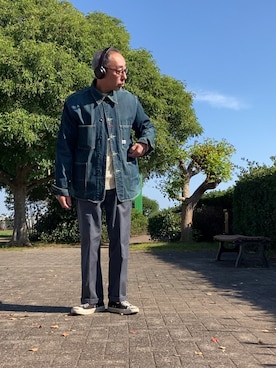 「アイテム（CD）」を使った、サブーさん（メンズ・165cm）の秋コーディネート