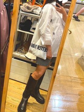 「REMME（レメ）のアイテム」を使った、saraさん（レディース・159cm）の秋コーディネート
