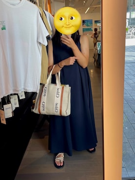 「SHEL’TTER（シェルター）のアイテム（ワンピース/ドレス）」を使った、saraさん（レディース・159cm）の夏コーディネート