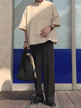「tiptop（ティップトップ）のアイテム」を使った、グシケン。さん（メンズ・167cm）の春コーディネート