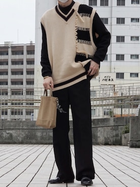 「u170」｜グシケン。さん（メンズ・167cm）の冬コーディネート