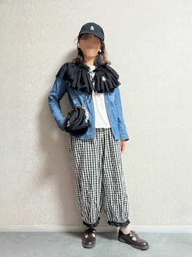 「アイテム（ラッピングキット）」を使った、Kyokoさん（レディース・156cm）の秋コーディネート