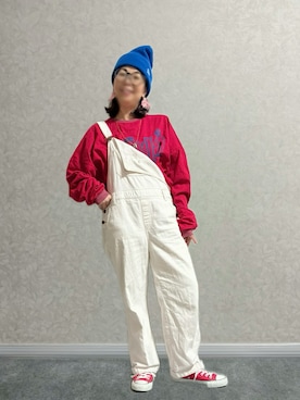 「アイテム（イヤリング）」を使った、Kyokoさん（レディース・156cm）の秋コーディネート