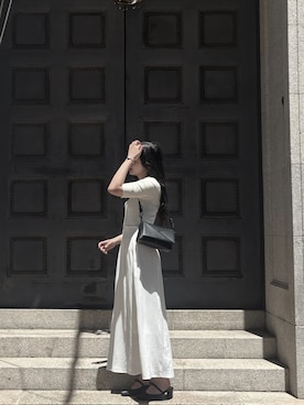 「アイテム（アナログ腕時計）」を使った、n さん（レディース・161cm・20代）の夏コーディネート