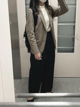「おしごとこーで」｜n さん（レディース・161cm）の秋コーディネート