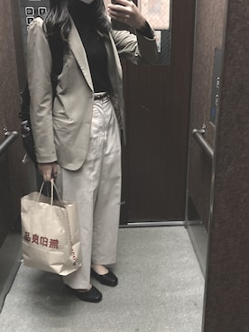 「おしごとこーで」｜n さん（レディース・161cm）の冬コーディネート