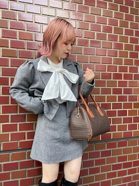 「one after another NICE CLAUP（ワンアフターアナザーナイスクラップ）のアイテム（その他アウター）」を使った、mayukoさん（レディース・147cm・20代）の夏コーディネート