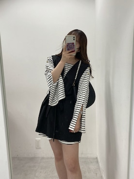 「ブローチ」｜mayukoさん（レディース・147cm）の冬コーディネート