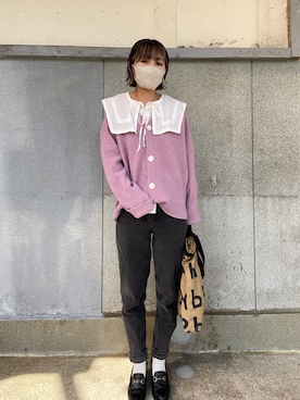 chamiさん（レディース・158cm）の冬コーディネート