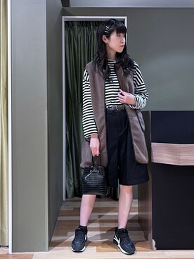 「Green　Parks（グリーンパークス）のアイテム（その他アウター）」を使った、hasumin🐱さん（レディース・167cm）の秋コーディネート