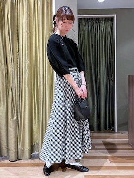 「armonia（アルモニーア）のアイテム」を使った、hasumin🐱さん（レディース・167cm）の冬コーディネート