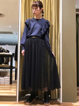 「armonia（アルモニーア）のアイテム」を使った、hasumin🐱さん（レディース・167cm）の秋コーディネート