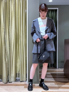「Gregory」｜「アイテム（ジャケット/アウター）」を使った、hasumin🐱さん（レディース・167cm）の春コーディネート