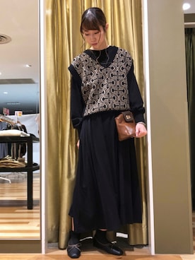 「armonia（アルモニーア）のアイテム」を使った、hasumin🐱さん（レディース・167cm）の秋コーディネート