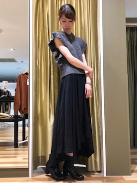 「armonia（アルモニーア）のアイテム」を使った、hasumin🐱さん（レディース・167cm）の秋コーディネート