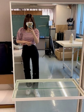 「AS KNOW AS PINKY（アズノゥアズピンキー）のアイテム」を使った、monaさん（レディース・167cm）の秋コーディネート