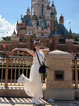 「Disney（ディズニー）のアイテム」を使った、Shiori ⑅*.さん（レディース・155cm）の秋コーディネート