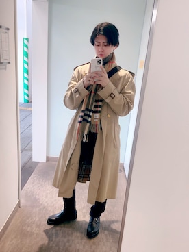 Burberry London(バーバリーロンドン)のトレンチコートを使った人気