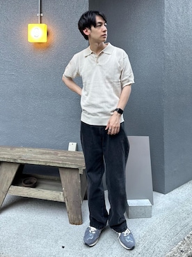 「NEWBALANCE」｜「アイテム（その他）」を使った、な〜ささん（メンズ・170cm）の春コーディネート