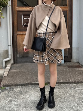 「WILLFULLY（ウィルフリー）のアイテム（シューズ）」を使った、yukiさん（レディース・161cm）の春コーディネート