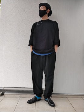 「DISCOVERED（ディスカバード）のアイテム（パンツ）」を使った、rawuさん（メンズ・167cm）の秋コーディネート
