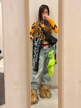 「no brand（ノーブランド）のアイテム」を使った、こみ | 骨ｽﾄｲｴﾍﾞ秋2nd冬さん（レディース・163cm）の夏コーディネート
