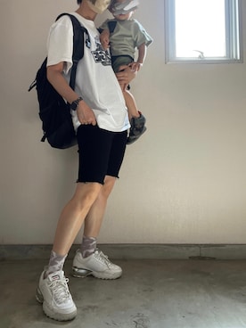 「BREEZE（ブリーズ）のアイテム」を使った、こみ | 骨ｽﾄｲｴﾍﾞ秋2nd冬さん（レディース・163cm・20代）の夏コーディネート