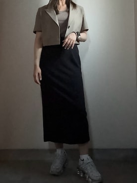 「アイテム（ジャケット/アウター）」を使った、こみ | 骨ｽﾄｲｴﾍﾞ秋2nd冬さん（レディース・163cm・30代）の夏コーディネート