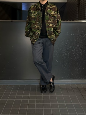 「GUCCI（グッチ）のアイテム」を使った、ふーがさん（メンズ・172cm）の秋コーディネート