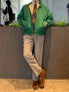 「アイテム（フォーマルスーツ/小物）」を使った、ふーがさん（メンズ・172cm）の冬コーディネート