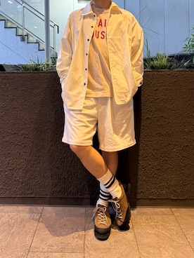 「アイテム（その他シューズ）」を使った、ふーがさん（メンズ・172cm）の秋コーディネート