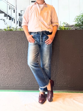 「アイテム（トップス）」を使った、ふーがさん（メンズ・172cm）の夏コーディネート