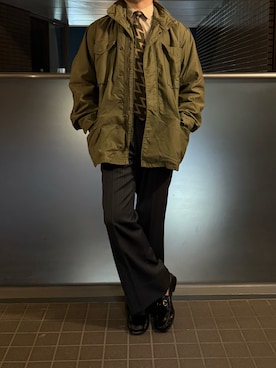 「アイテム（フォーマルスーツ/小物）」を使った、ふーがさん（メンズ・172cm）の冬コーディネート