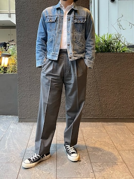 「Vandori（ヴァンドリ）のアイテム」を使った、ふーがさん（メンズ・172cm）の夏コーディネート