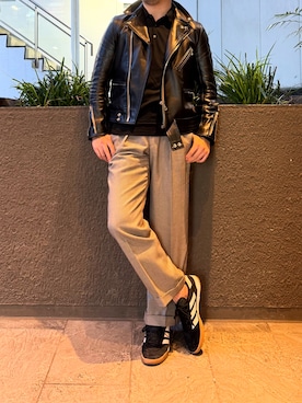 ふーがさんの（Lewis Leathers | ルイスレザー）を使ったコーディネート