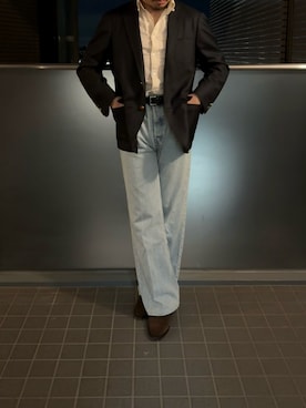「BEAMS F（ビームスエフ）のアイテム」を使った、ふーがさん（メンズ・172cm）の春コーディネート