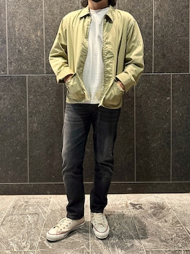 「オールスター」｜「アイテム（ブルゾン）」を使った、ふーがさん（メンズ・172cm）の秋コーディネート