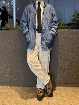 「アイテム（その他シューズ）」を使った、ふーがさん（メンズ・172cm）の秋コーディネート