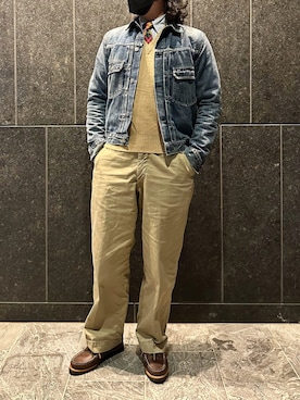 「RANCOURT（ランコート）のアイテム」を使った、ふーがさん（メンズ・172cm）の冬コーディネート