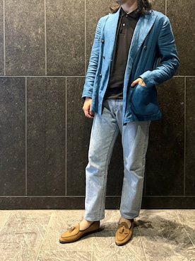 「Bagutta（バグッタ）のアイテム」を使った、ふーがさん（メンズ・172cm）の春コーディネート