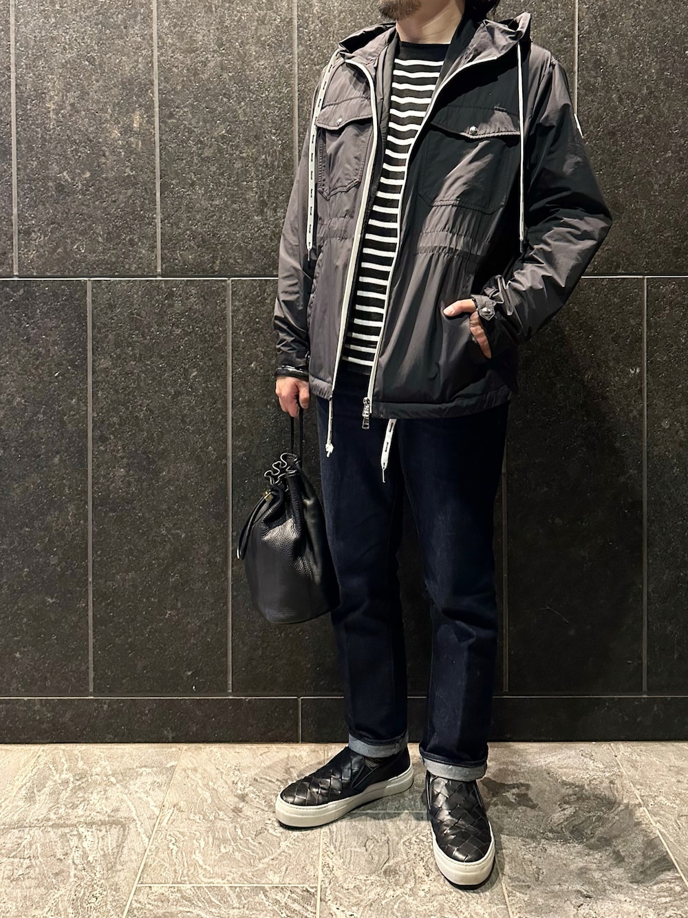 タッチ　モンクレール　DOUSSAIN　ブラック　マウンテンパーカー　黒 タッチ様専用 モンクレール DOUSSAIN ブラック マウンテンパーカー 黒