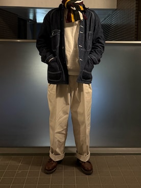 「アイテム（その他トップス）」を使った、ふーがさん（メンズ・172cm）の冬コーディネート