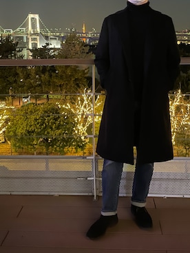 「nomiamo（ノミアモ）のアイテム」を使った、ふーがさん（メンズ・172cm）の冬コーディネート