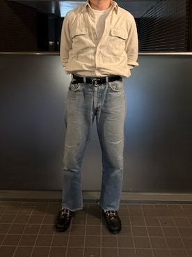「GUCCI（グッチ）のアイテム」を使った、ふーがさん（メンズ・172cm）の秋コーディネート