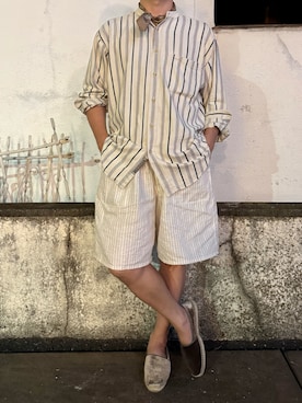 「アイテム（その他シューズ）」を使った、ふーがさん（メンズ・172cm）の秋コーディネート